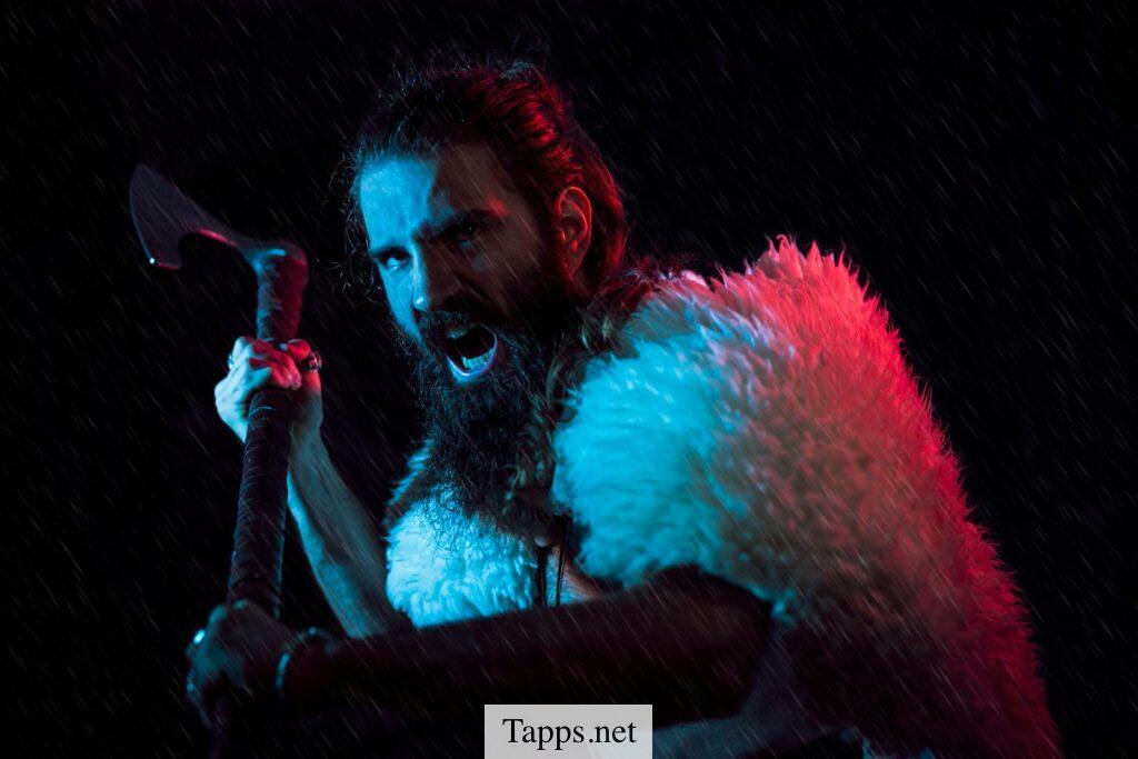 man singing on the stage