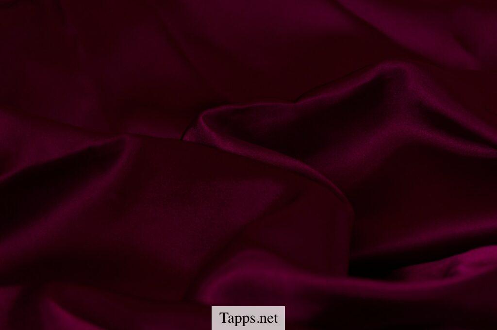 red textile in close up image